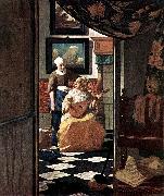 Jan Vermeer The Love Letter oil painting picture wholesale